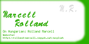 marcell rolland business card